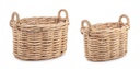 Cesta 50x40x30h e 59x46x35h naturale