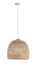 2x Lampadario naturale D.53x48.5h in fibre naturali