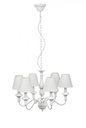 Lampadario 6 luci bianco D.62x44.5h