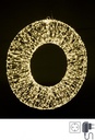 Lampada microled classica D.70x35x9h in plastica
