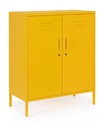 Credenza gialla 40x80x101,5h in acciaio