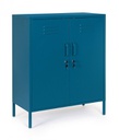 Credenza blu 40x80x101,5h in acciaio