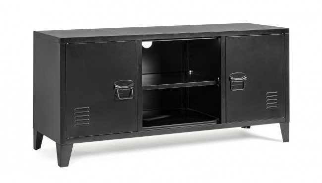 Porta TV mobile 40x120,5x58,5h in acciaio