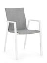 4x Sedia in alluminio 55.5x60x83 cm