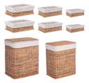 Set di contenitori rettangolari 28x20x10h, 32x24x12h, 36x27x13h, 43x30x53h, 48x36x58h