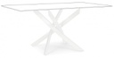 Base tavolo bianco 160x90 cm in acciaio