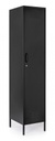 Armadio nero 46x38x185 h in acciaio