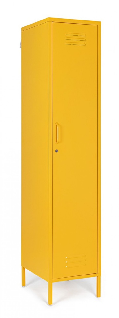 Armadio giallo 46x38x185 h in acciaio
