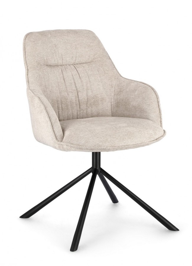 2x Poltrona avorio 59x65x86 cm