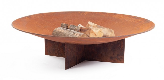 Braciere ruggine D.100x27h