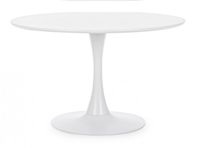 Tavolo Bloom bianco D.120 x 75 h in legno