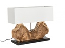Lampada tavolo Naga bianco 60x20x55h