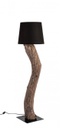 Lampada da terra kleta nero D.55x120h in legno