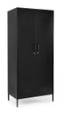 Armadio 50x80x185h nero in acciaio