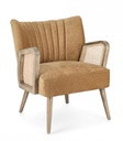 Poltrona virna mustard 64x71x79 cm