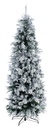 Albero slim innevato D.83x240h mix PE/PVC