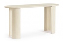 Consolle in legno naturale 147x45x76