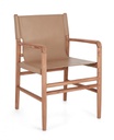Sedia in pelle 57x58x85h
