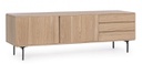 Mobile porta TV 160x40x50 in legno naturale