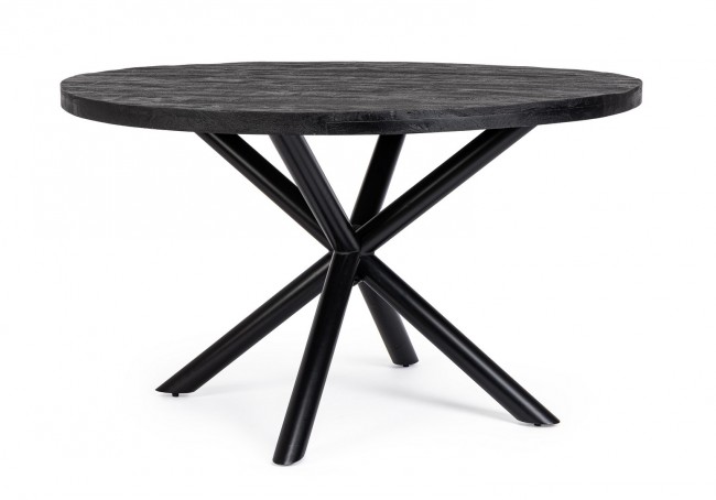 Tavolo rotondo in legno D.130 x 76h