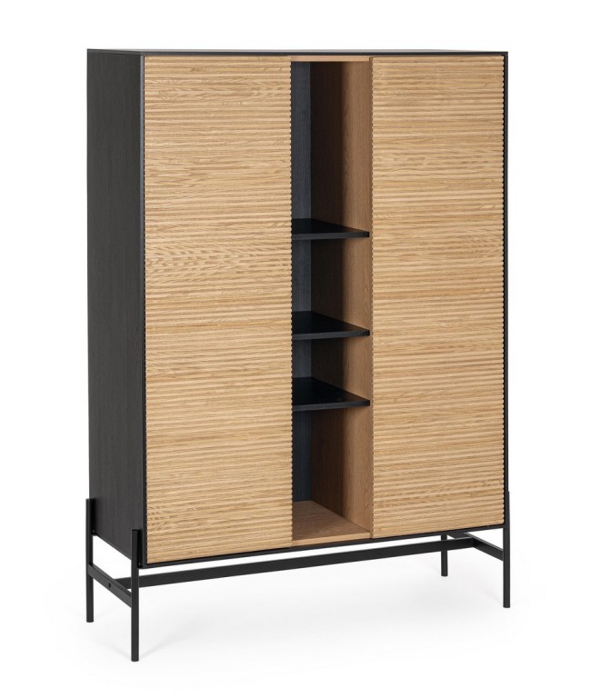 Mobile 2A allycía nero-naturale 110x40x159