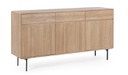Credenza in legno 160x40x85.5 cm