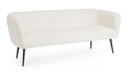 Divano 3 posti bianco boucle 175x70x68