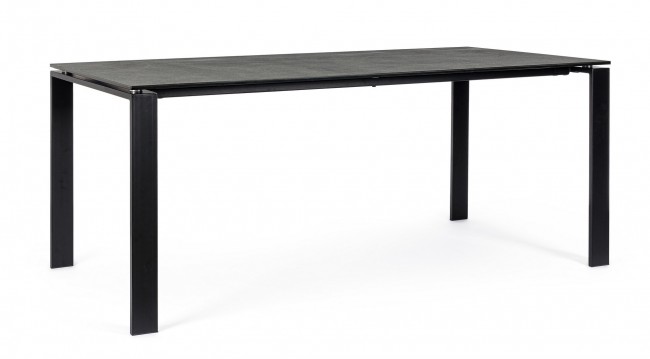 Tavolo antracite 180x90 cm in ceramica