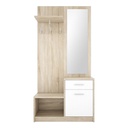 Mobile ingresso con specchio 90x31x184 cm