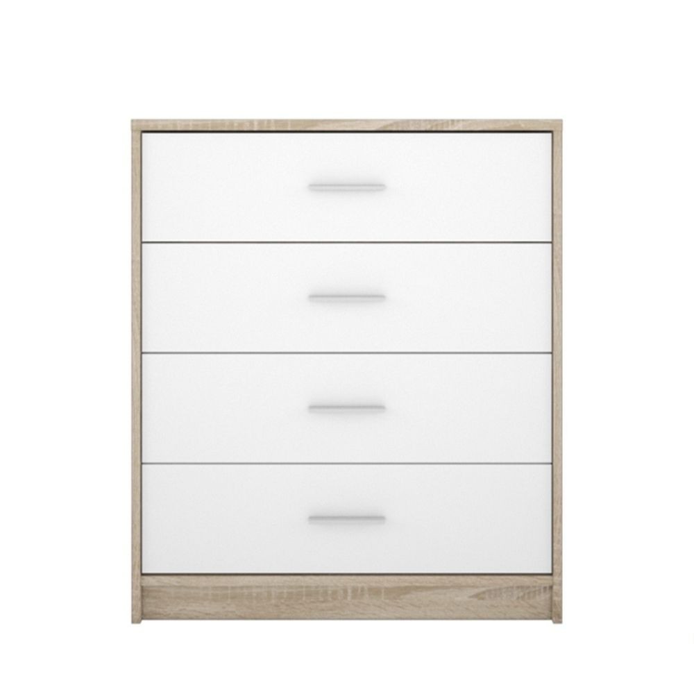 Comò cassettiera 80x33,5x83,5 cm rovere sonoma