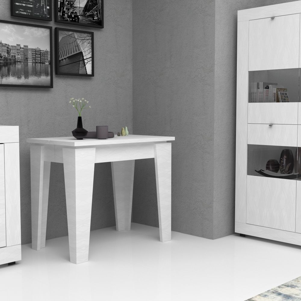 Consolle allungabile bianca 50x90 cm