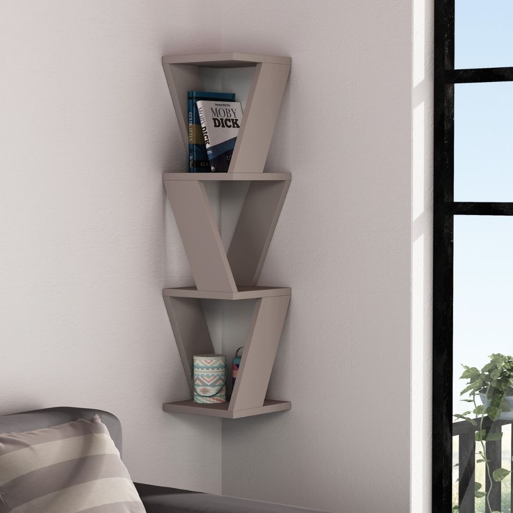 Libreria angolare 22x22x85 h cm