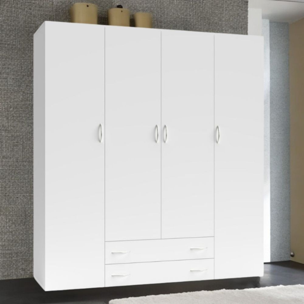 Armadio bianco 160x51,6x177 cm