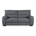 Divano 3 posti antracite 198x90x100 cm
