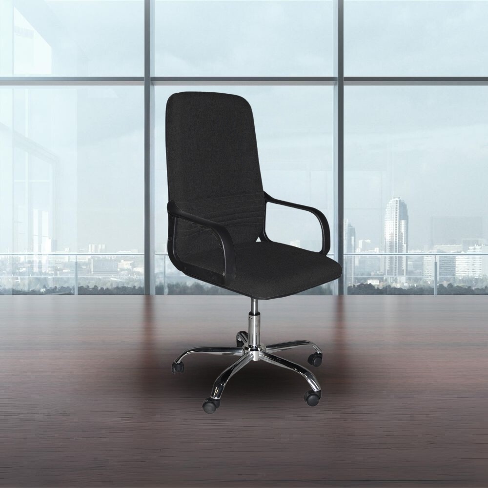 Poltrona ufficio nera 65x49.5 cm