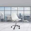 Poltrona ufficio bianca 76x48x42 cm