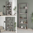 Libreria angolare estensibile 72x22x200 cm