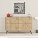 Madia rovere 123x35x77,4 cm