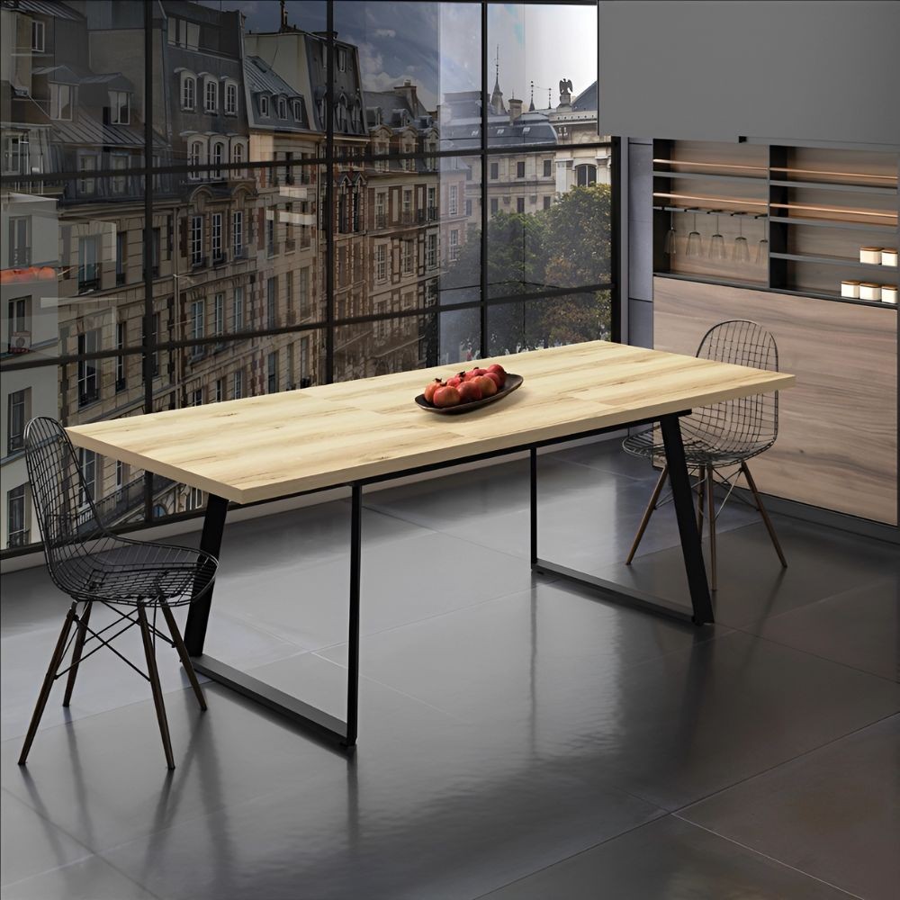Tavolo allungabile rovere 170x90x75 cm