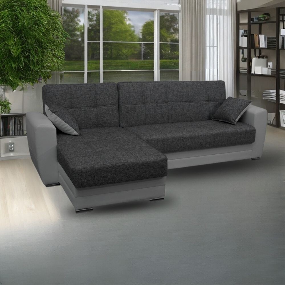 Divano letto grigio 113x225
