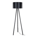 Lampada da terra 36x136,5 cm tessuto nero