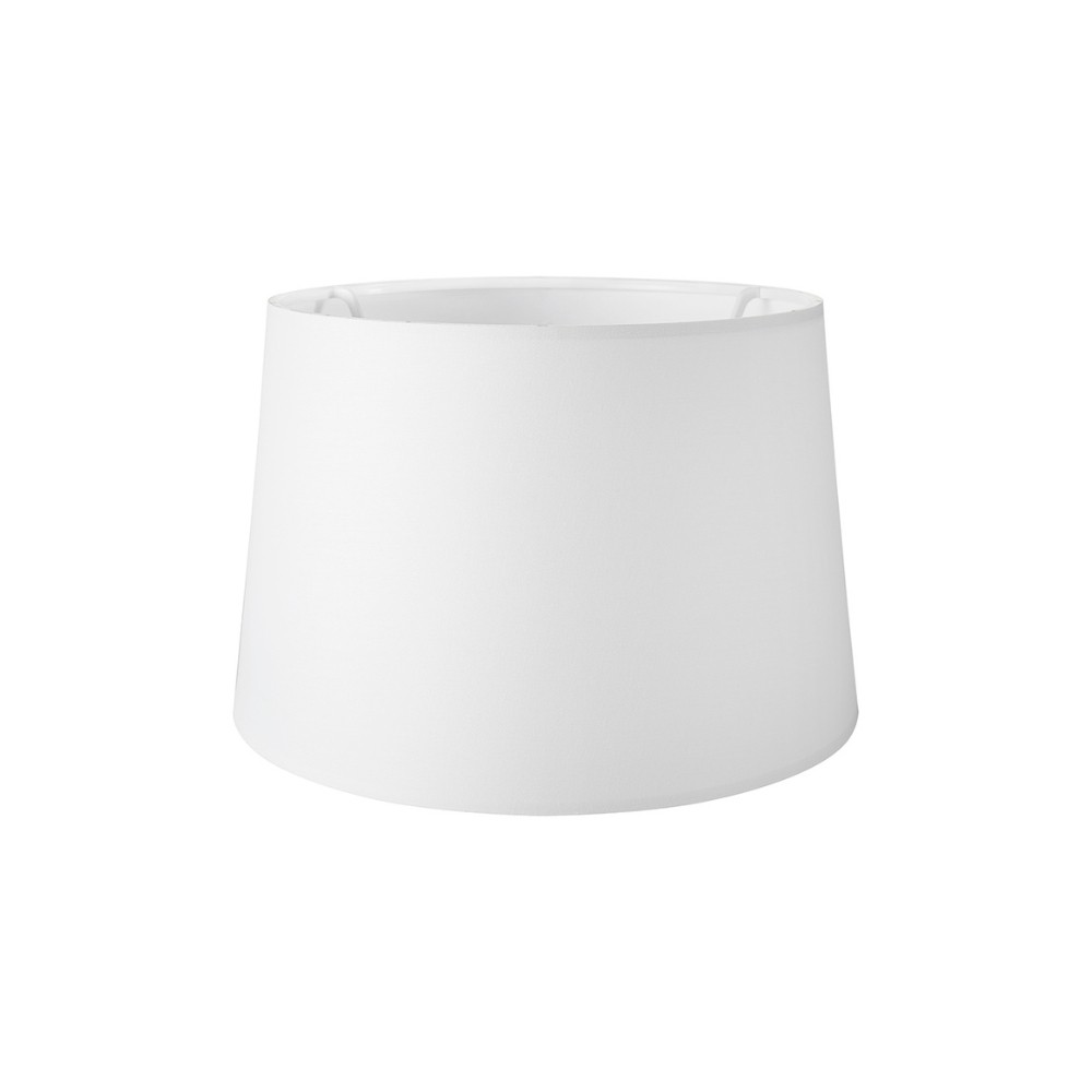 Lampada da terra in tessuto bianco 38x24.5 cm
