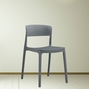 Sedia grigio scuro 46x51x74 cm