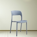 Sedia polipropilene 41x56,5x82,5 cm grigio scuro