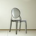 Sedia ematite 44x55x90 cm fumè
