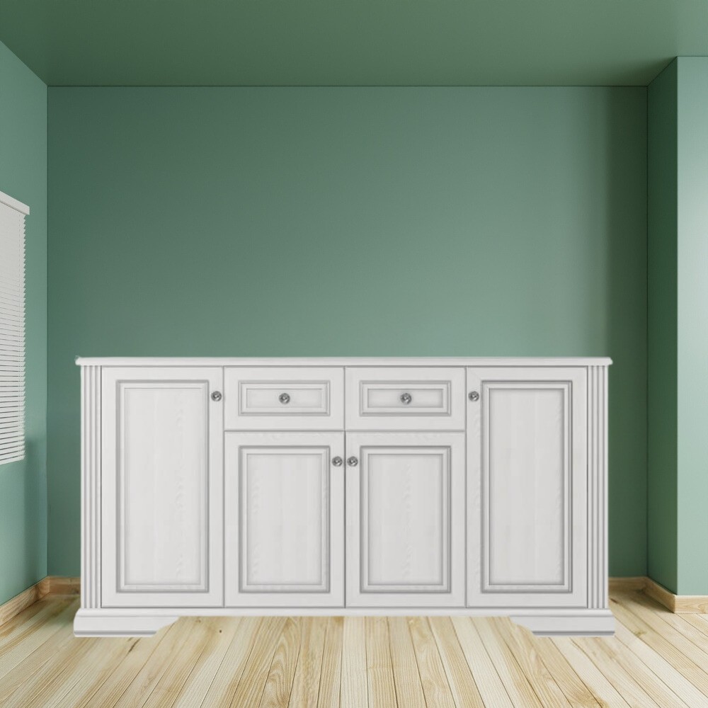Madia bianca 178.5x45x93.5 cm