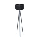 Lampada da terra 20x40 cm paralume nero