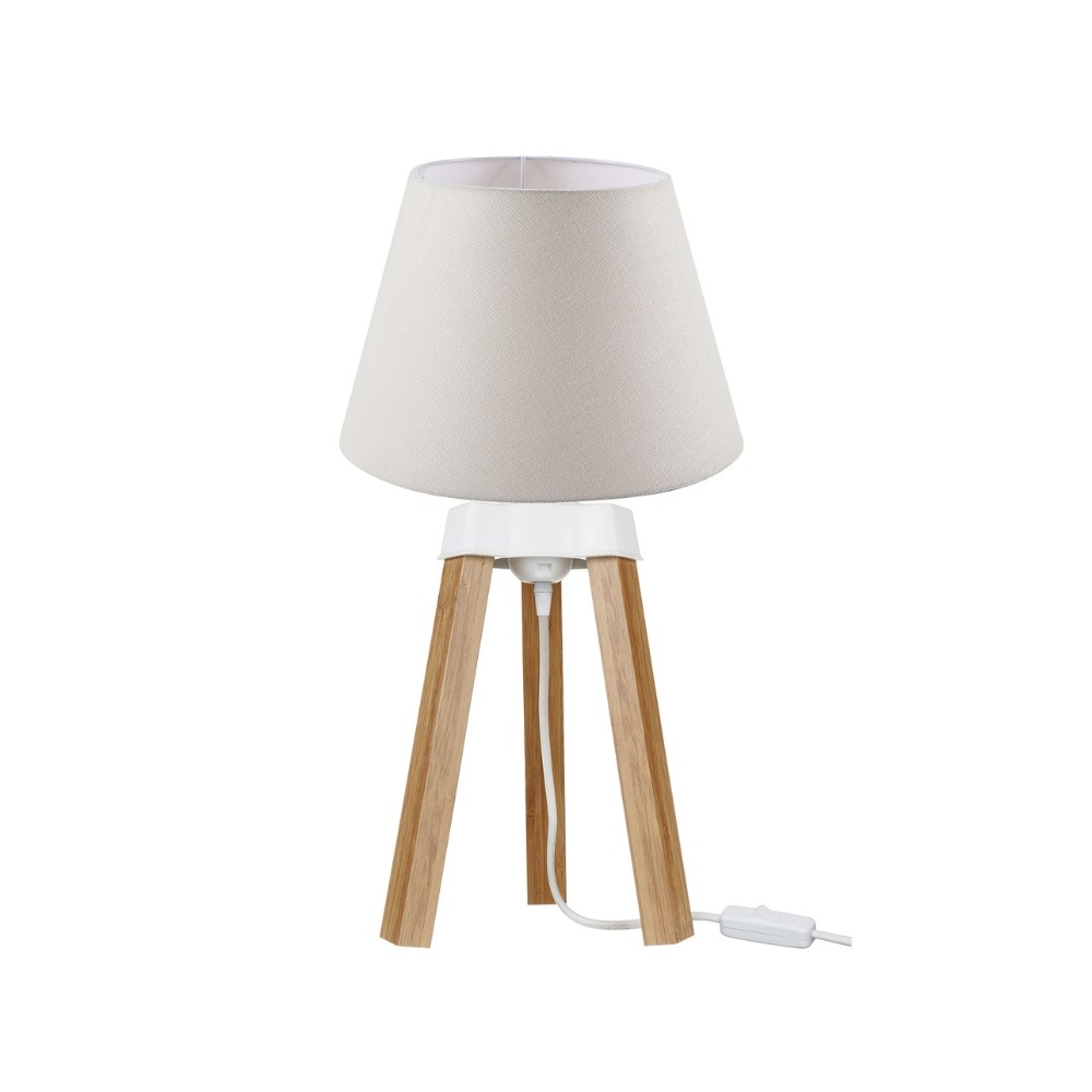 Lampada da tavolo bianca 22x30 cm