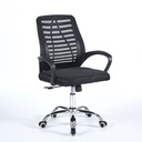 Poltrona ufficio 48x51x88 cm mesh nero