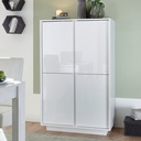 (2c) Contenitore 4 ante bianco lucido 92x145x43